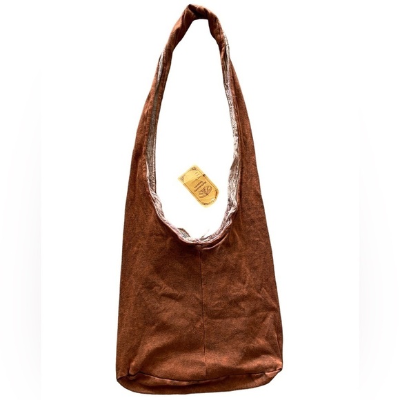 Kathmandu Imports Hand-stitched Boho Hippie Sling Bag Made in Nepal - Picture 2 of 6